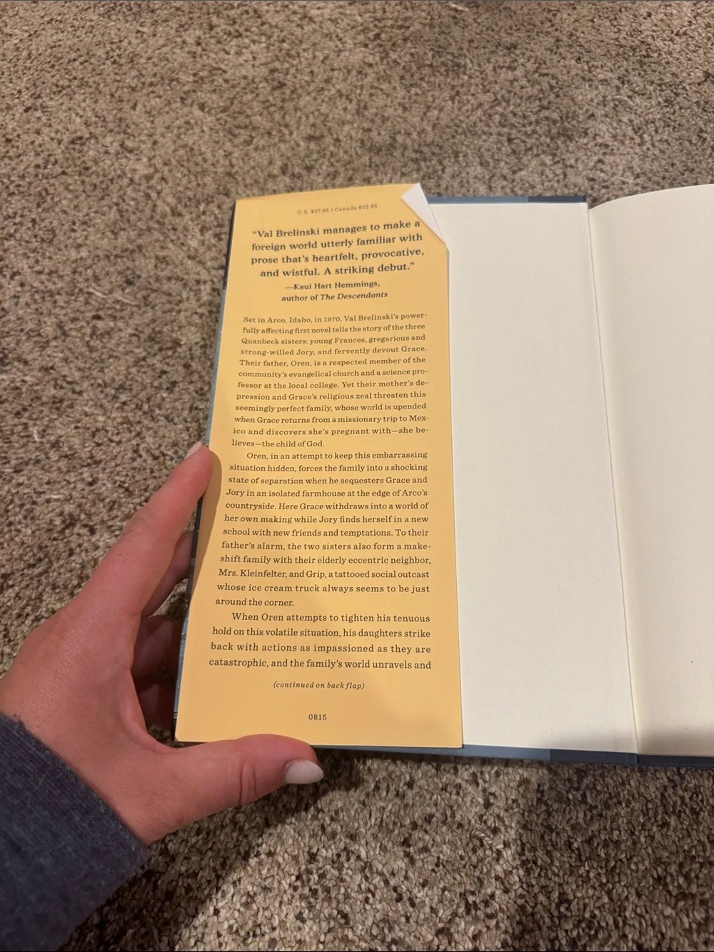 The Girl Who Slept with God - Illustrated Blue Cover Hardcover